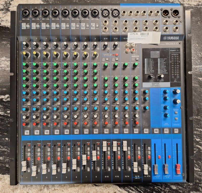 YAMAHA DJ EQUIPMENT MG16XU