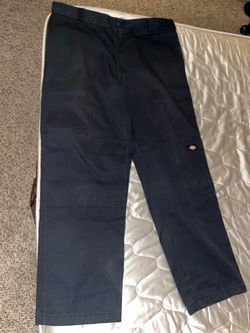 Dickies, black pants, loose fit, 40x32