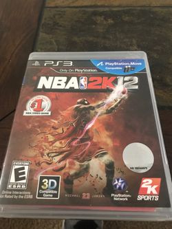 PS3 NBA 2K12