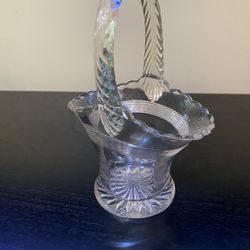 Duncan and Miller Crystal Basket 