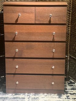 Ikea Malm oak 6 drawers dresser