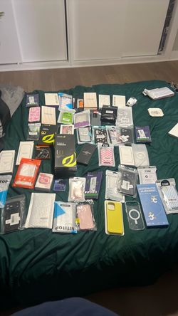 Bulk Lot of Phone Cases and Accessories