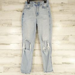 OLLISTER ULTRA HIGH RISE MOM JEANS VINTAGE STRETCH WOMEN'S size 30