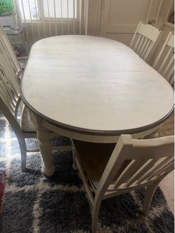 Free dining set table and 5 chairs