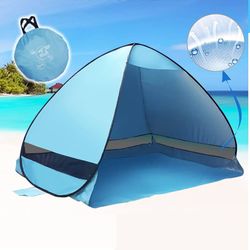► Beach Tent Ultralight Folding Tent Pop Up Automatic Open Tent Family Tourist Fish Camping Anti-UV Fully Sun Shade