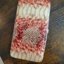 🐍 Snakeskin-Style Wallet / Clutch 🐍