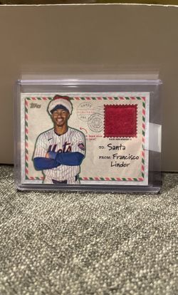 Francisco Lindor 29/75 Topps Holiday 2024 HRC-FL