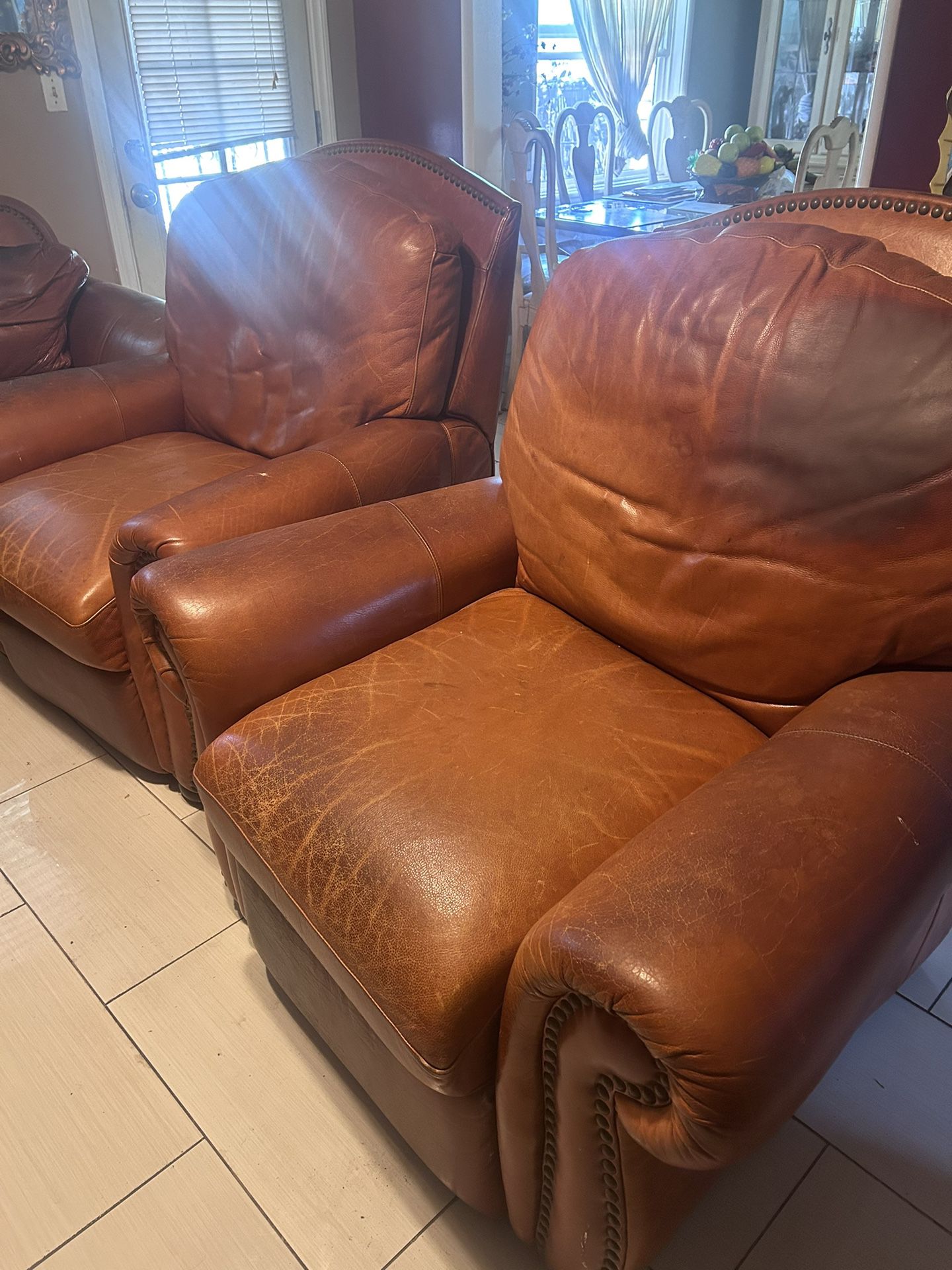 Couch And Reclining Chairs