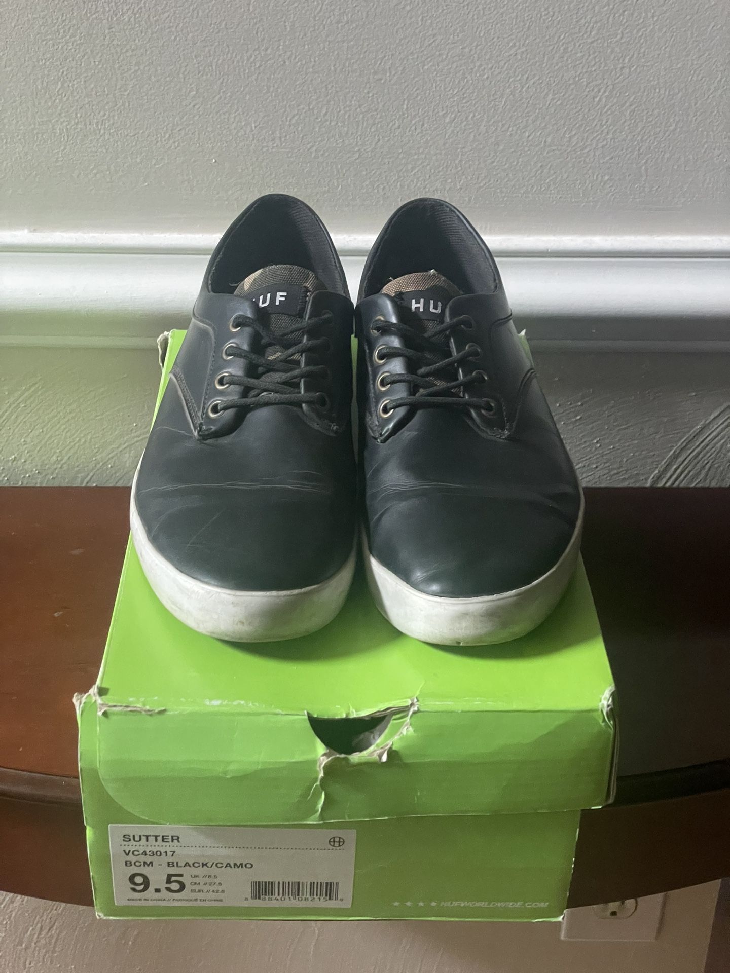 HUF Sutter, Black/Camo, 9.5