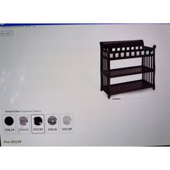 4 In 1 Espresso Delta Convertible Crib And Changing Table