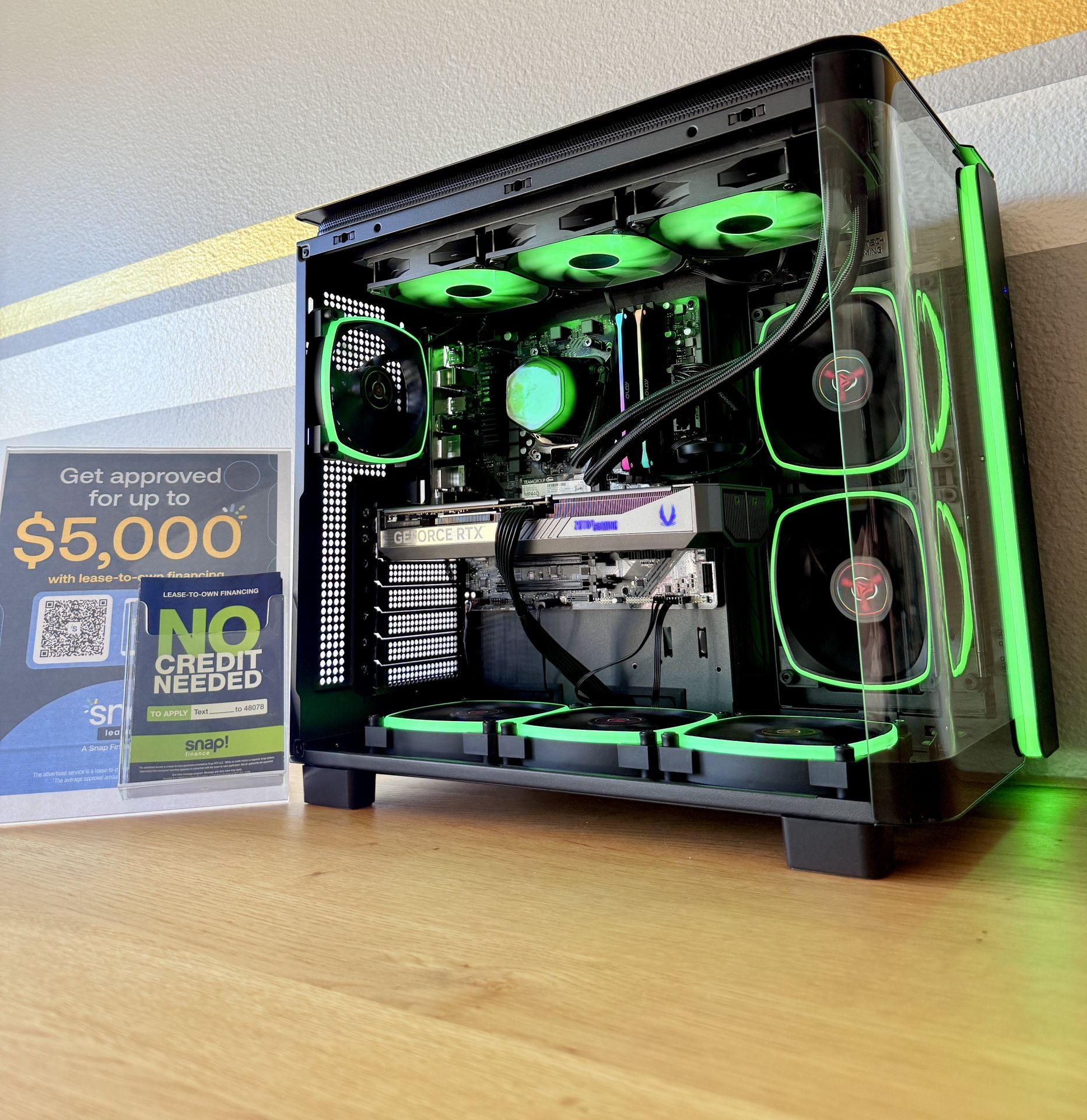 Gaming PC Custom Built by AREA-51 ✅🕹Full RGB Set,Ryzen 7/32GB RAM/1TB🖥1 Yr Wrnty‼️ RTX 5070 GPU💥 $0 Down Finance Available