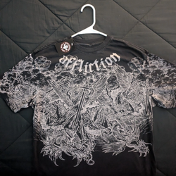 Affliction “Angel Mountain” . Black Size M