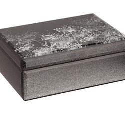 Dandelion Glass Jewelry Box