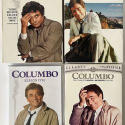Lot of 4 Columbo: Complete 1, 3, 5, 6 & 7 Season (DVD, Total 13 Disc Sets)