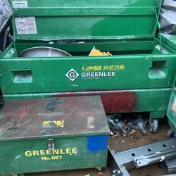  Greenlee 2460 Storage Chest, 60 Inch x 25 x 24” 16 gauge steel Gang box Construction tools hvac plumbing   Available 3, each 350$  Also available for