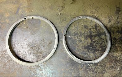 1972 Ford Mustang Headlight Trim Moldings