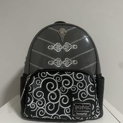 NEW W TAGS Harry Potter Loungefly Black/Silver Mini Backpack