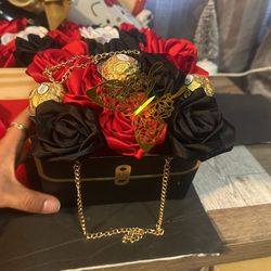 Cartera De Rosas 🌹 Con Chocolates 🍫