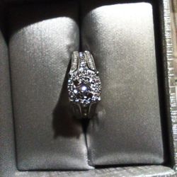 Engagement Ring White Gold Diamonds