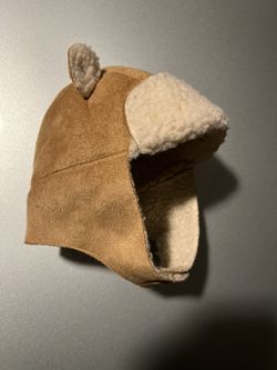 Baby Gap Bear Trapper Hat 0-3 Months 