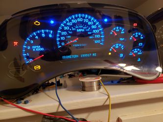 03-05 chevy silverado/gmc sierra instrument cluster