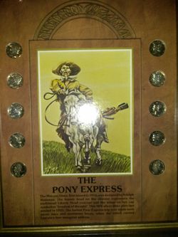 Pony express mercury dime collection
