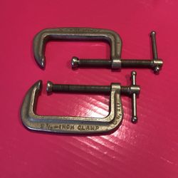 #C, Vintage C Clamp, 2 1/2”, Lot of 2