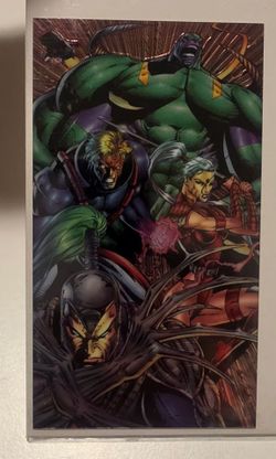 1994 WildC.A.T.S. '94 Widevision Chromium Promo Card P2 – Jim Lee – Excellent!