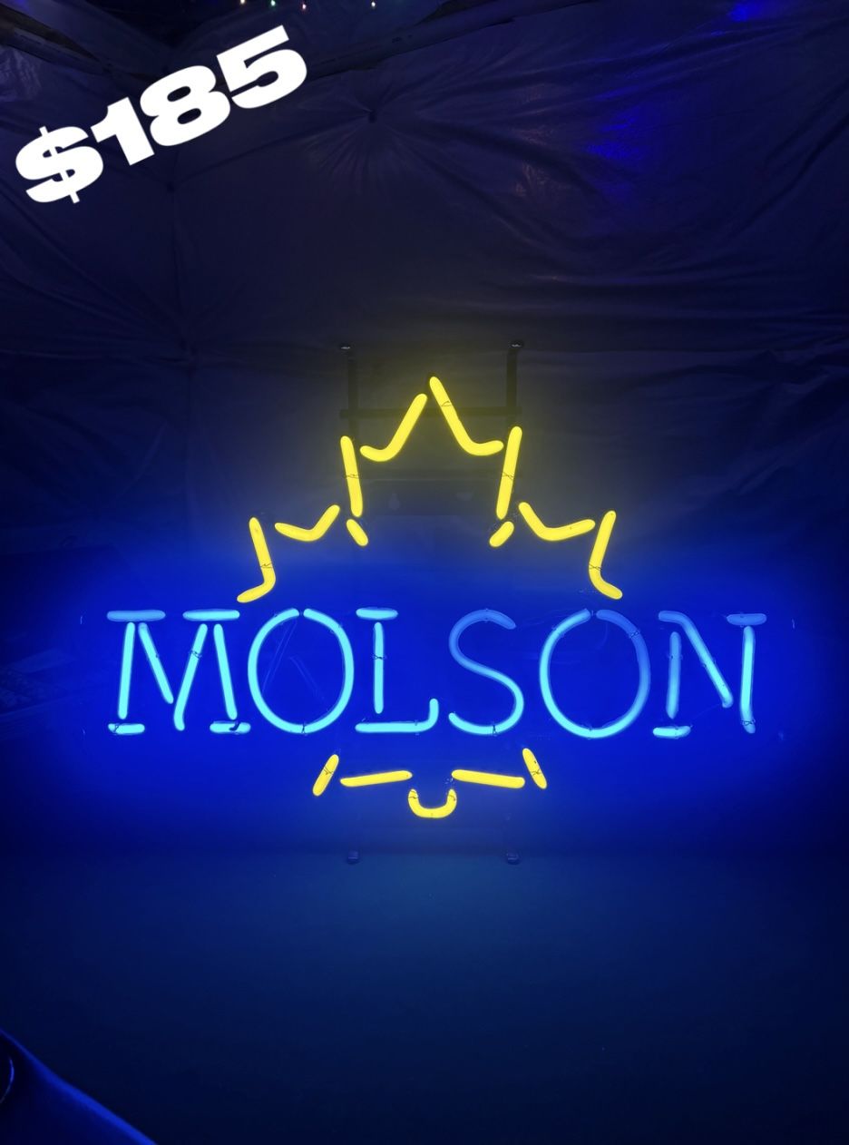 Molson beer NEON Sign