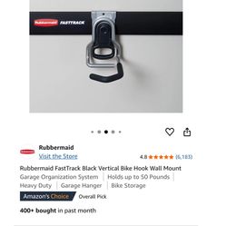 Rubbermaid Fasttrack Rail And Hooks