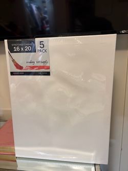 5 pack brand new 16x20 Canvas