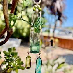 Handmade propagation, sun catcher planters
