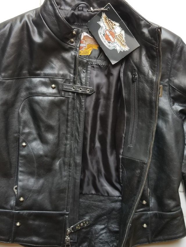 Brand new Harley Davidson Night storm leather jacket. Size XS