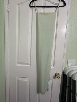 Mint green dress