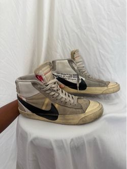 Off-white Designer Nike Blazers Shoes Size 8.5 mens