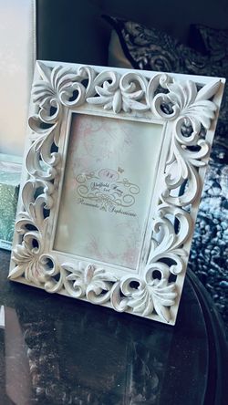 Sheffield Home 4x6 Ornate White Picture Frame - Shabby Chic