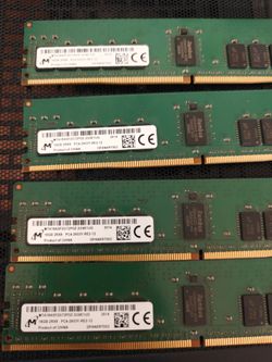 64GB (4x16GB) Micron 2933mhz DDR4 RDIMM ECC Server RAM