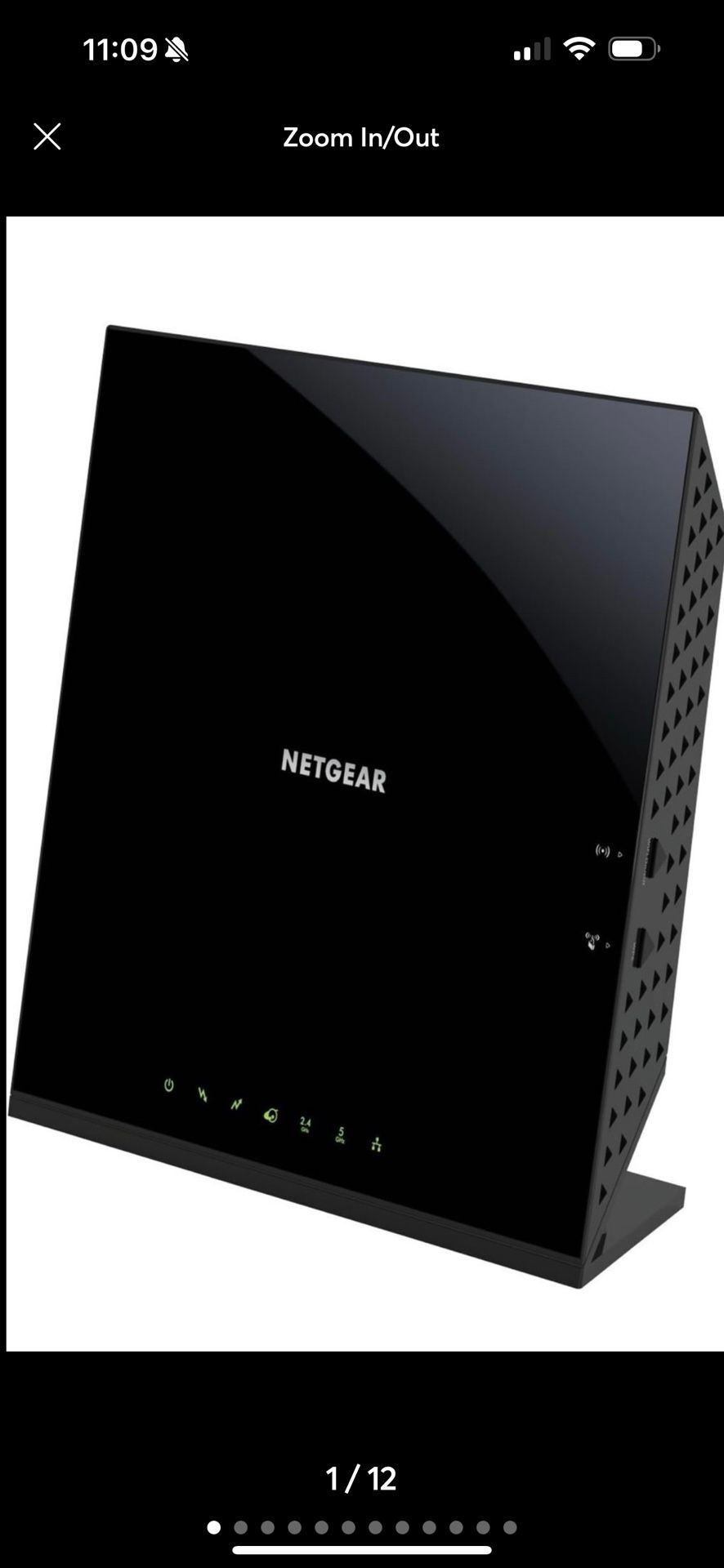 Netgear Modem with Built-in WiFi Router Model C6250