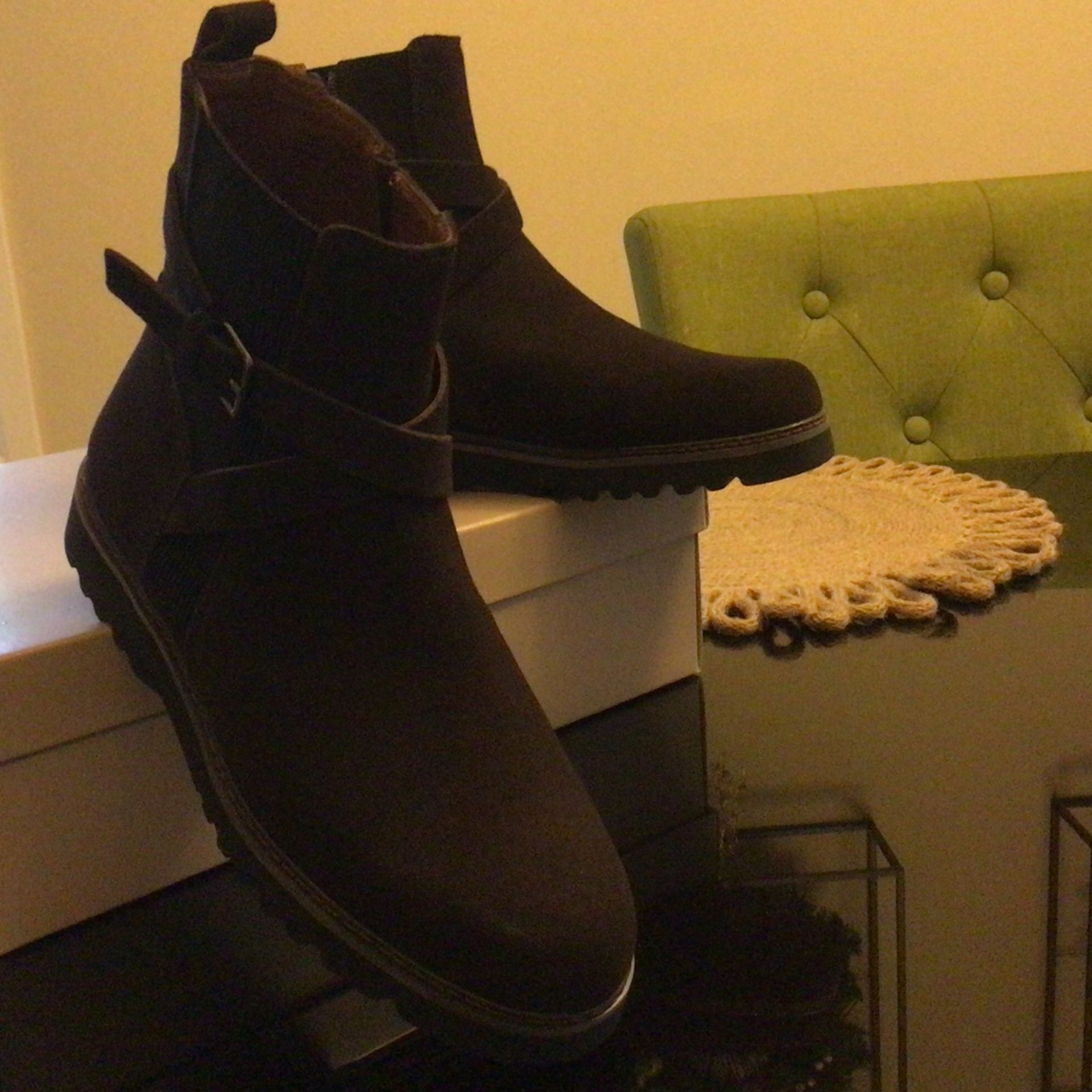 Womens Suede Boots Brand New In Box