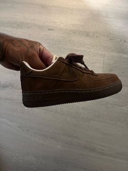 Suede brown Air Force ones size 6 woman’s
