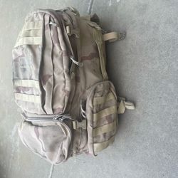 Desert Camouflage Army Backpack