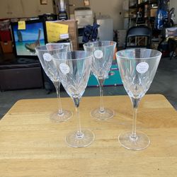 Princess house real crystal set of 4