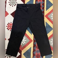 Worthington Pull on Skinny Black Pants Size 4
