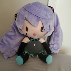 Ghost Hatsune Miku Fluffy Plush Vocaloid Project Diva Arcade