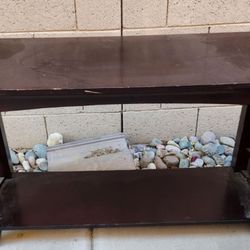 Brown Wooden TV Stand 