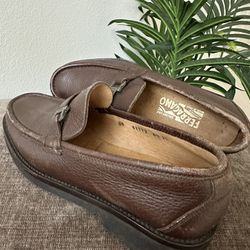 Salvatore Ferragamo Brown Leather Bit Loafers Men’s 6.5 2E – Italy