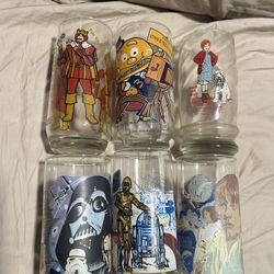 Star Wars Burger King, McDonald’s Collectable Glasses