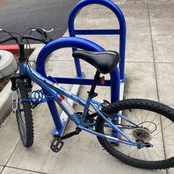 small blue bike price negotiable 