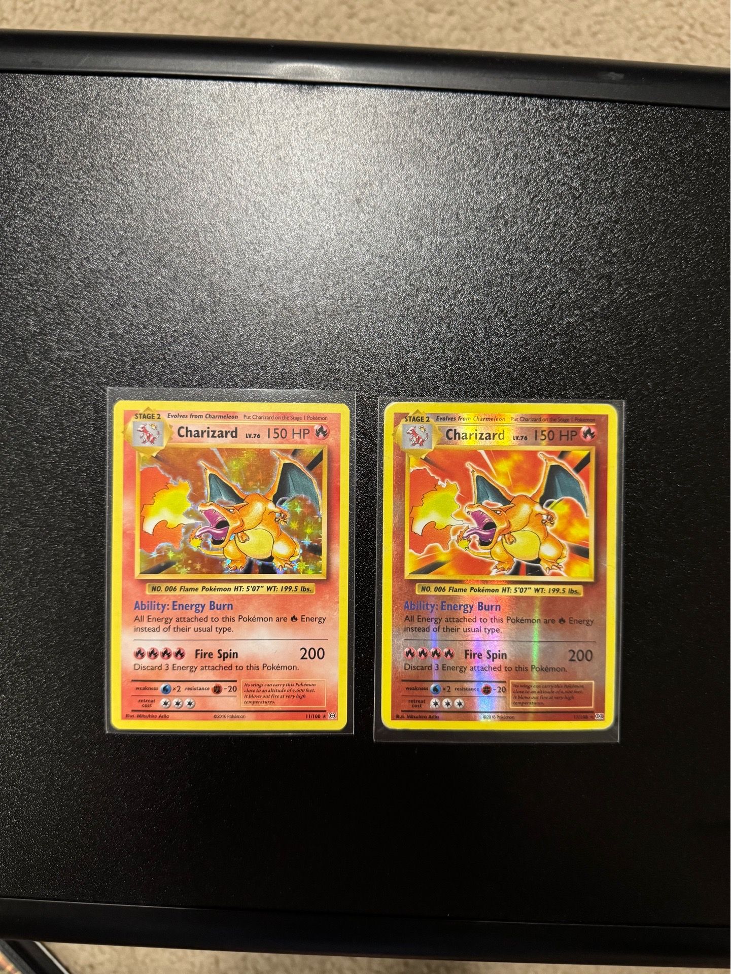 Pokemon XY Evolutions Charizards