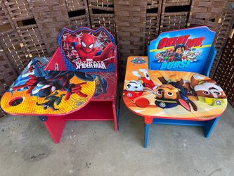 Kids Character Desk Chairs – Spider-Man & Paw Patrol each $24